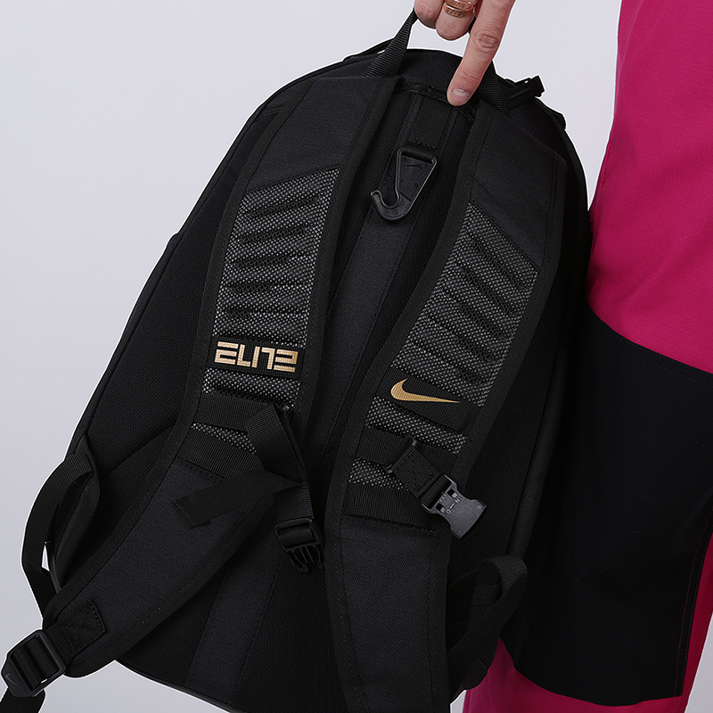 черный рюкзак Nike Hoops Elite Pro Backpack 19L BA6428-010 - цена, описание, фото 5